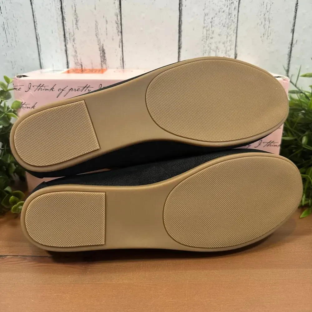 Kensie‎ Women's Yelena Canvas Loafers Black Size 8.5